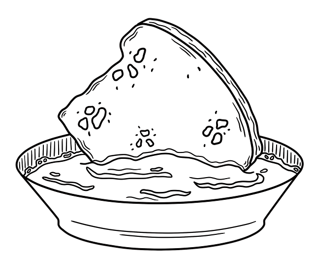 Free food bread egg illustration