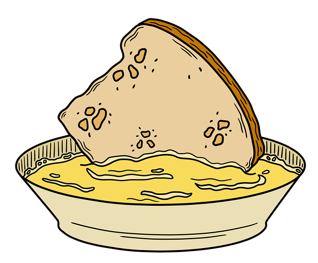 Free food bread egg illustration
