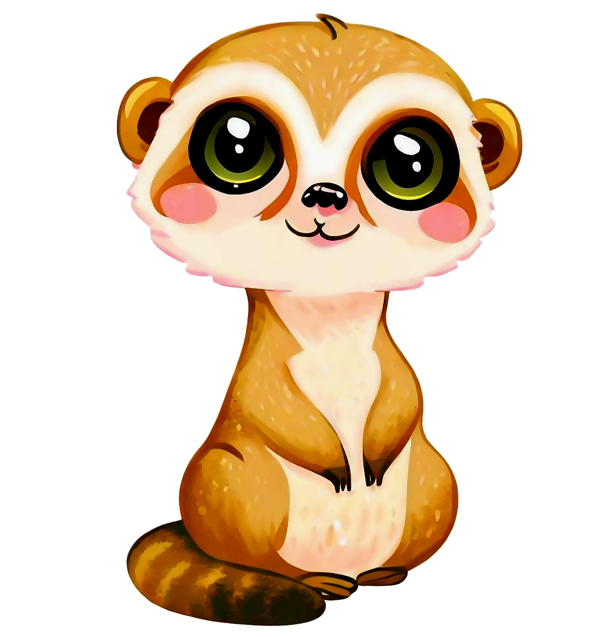 Cute Meerkat Drawing