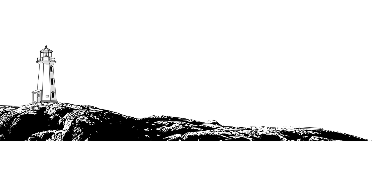Free lighthouse atlantic sea vector