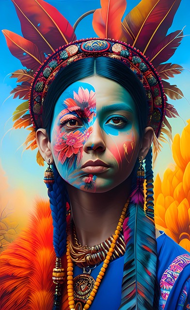 Free Woman Tribe illustration and picture