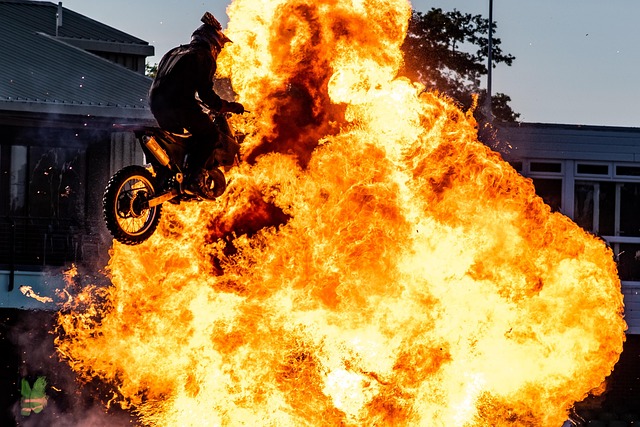 Motorcykel, Cykel, Stunt, Motocross
