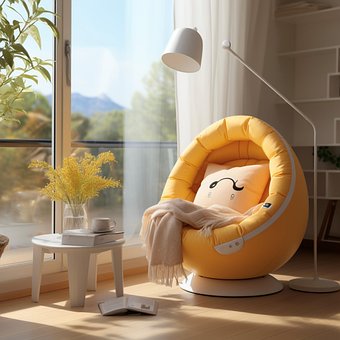 Ai Genereret, Sofa, Design, Plads, Stue