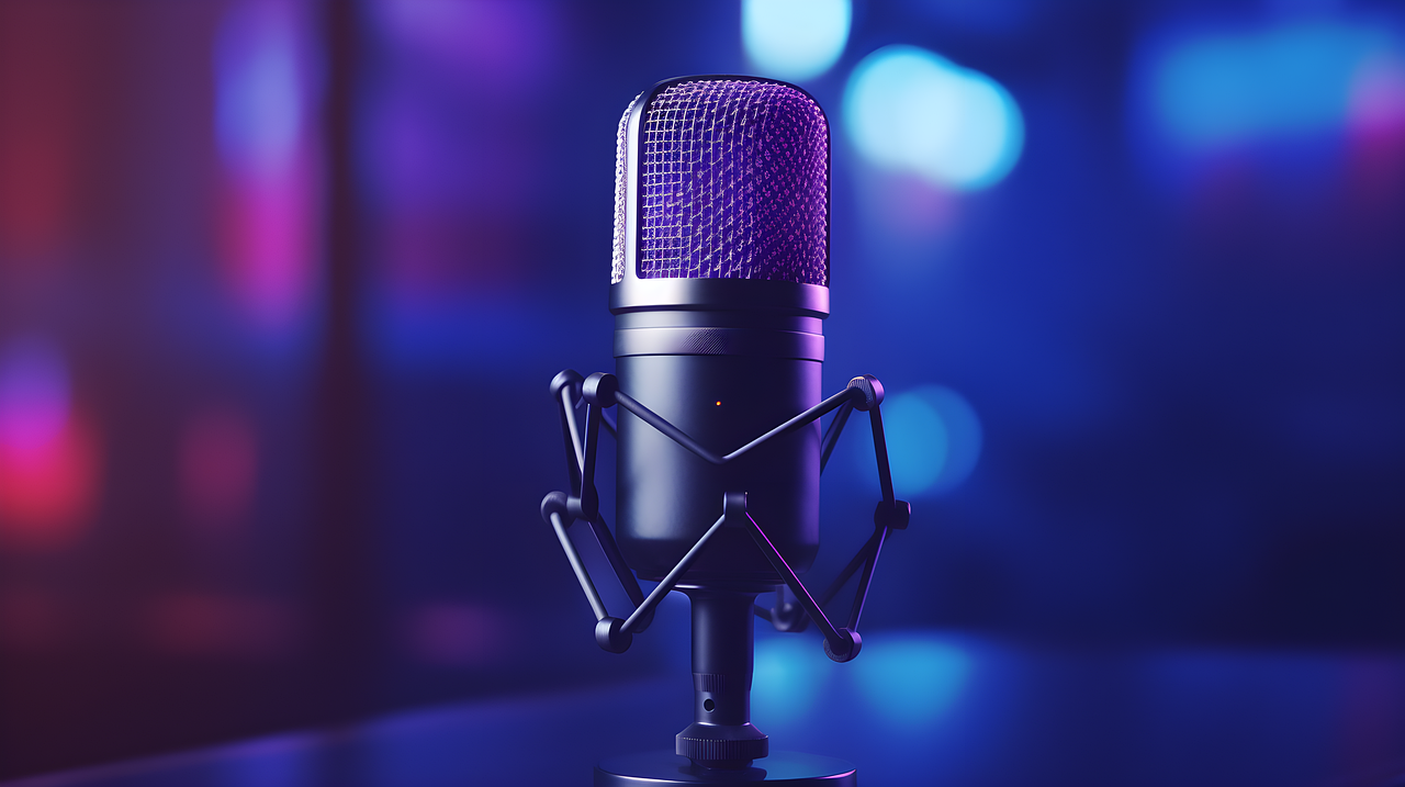 Studio Mic Background