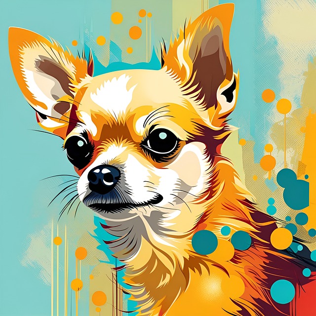 Chihuahua, Hund, Malingsstænk, Orange
