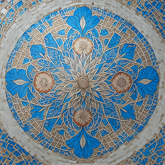 Ai Generat, Floare, Mandala, Model