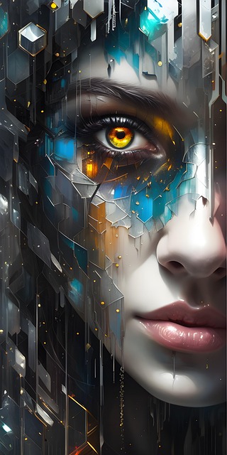 Free ai generated woman surreal illustration
