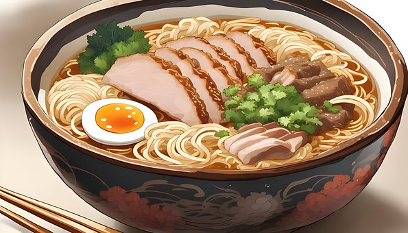 Free Ai Generated Ramen illustration and picture