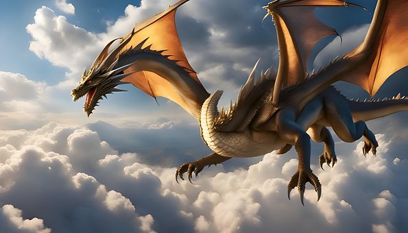Free Ai Generated Dragon illustration and picture