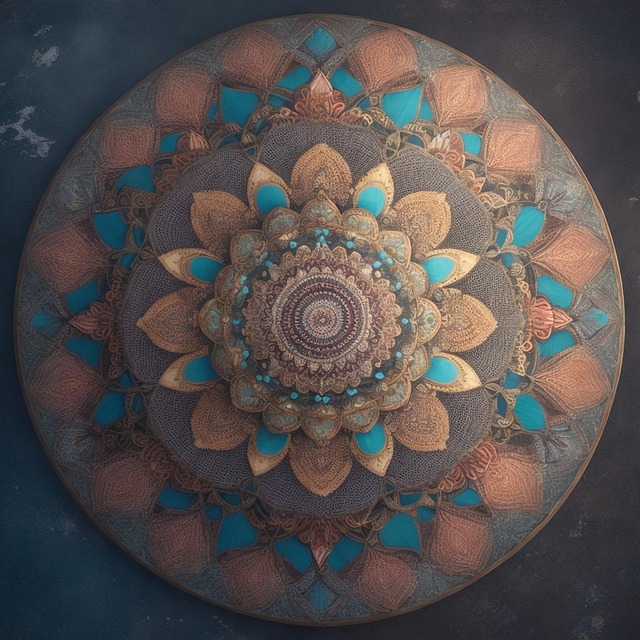 Fantasie, Mandala, Blumenmuster, Mystik