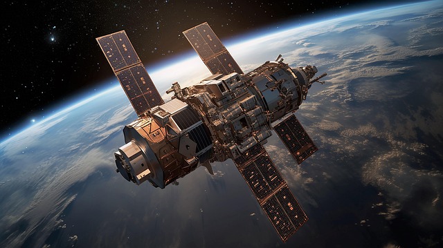 Free ai generated satellite planet illustration