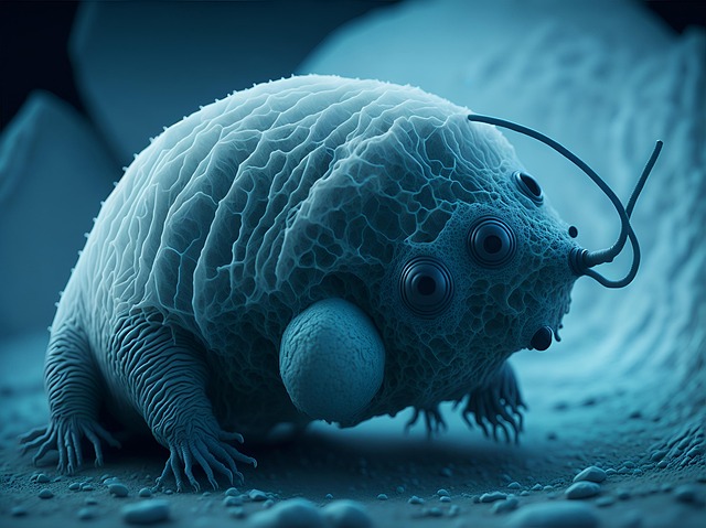 Download free HD stock image of Ai Generated Microbe Free ai generated microbe microbiology illustration