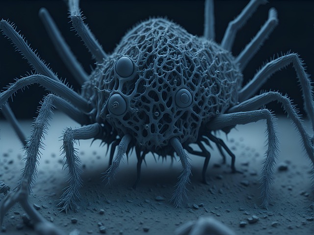 Download free HD stock image of Ai Generated Microbe Free ai generated microbe microbiology illustration