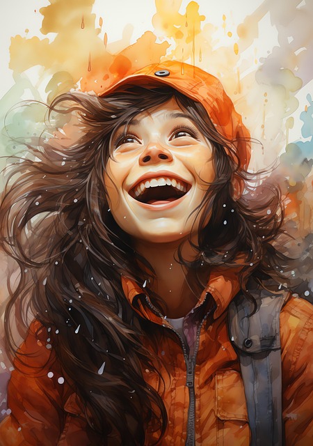 Download free HD stock image of Ai Generated Woman Free ai generated woman smile illustration