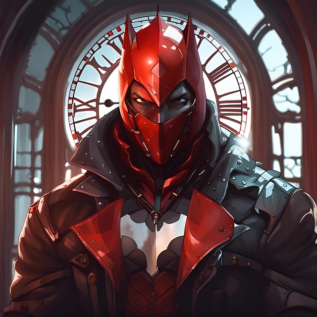 Free ai generated man vigilante illustration