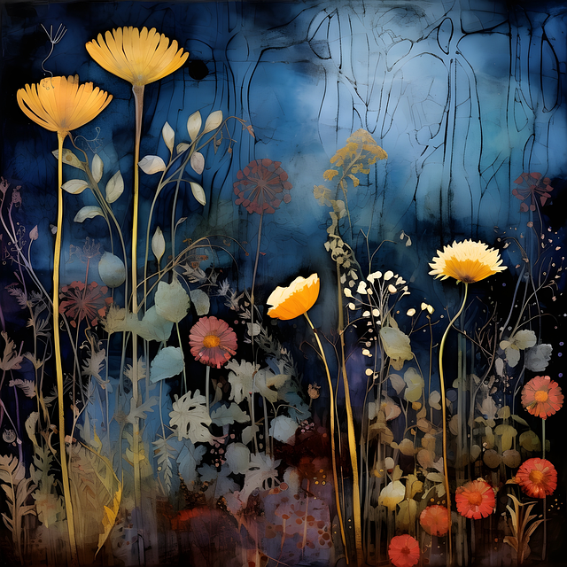 Free ai generated flowers plant illustration