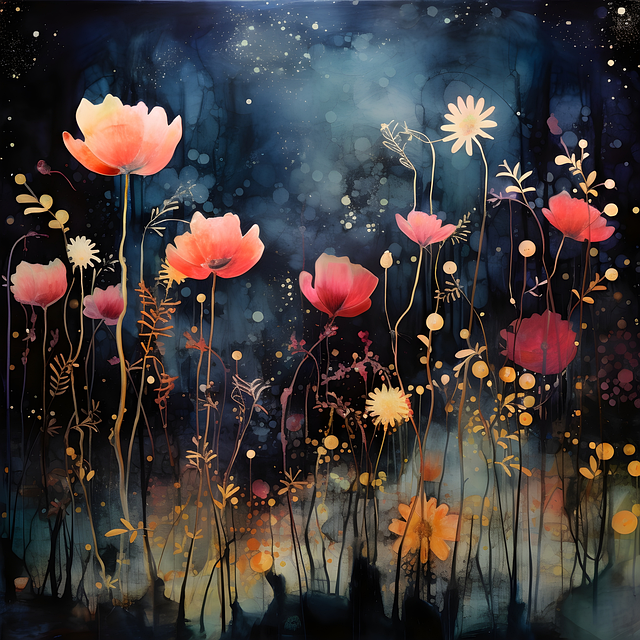 Free ai generated flowers plant illustration