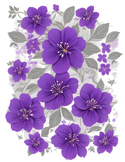 Ai Generiert, Blumen, Muster