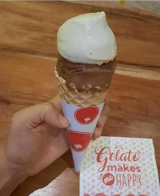 Is, Flødeis, Gelato, Chokolade, Vanilje