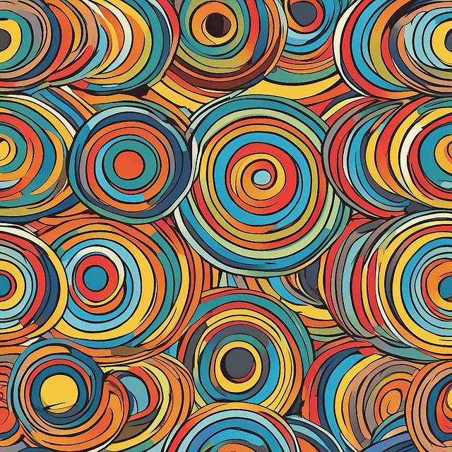 Free Ai Generated Circles illustration and picture