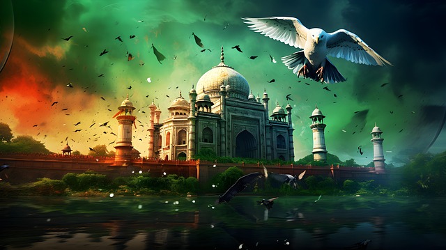 Free ai generated tiranga independence day illustration