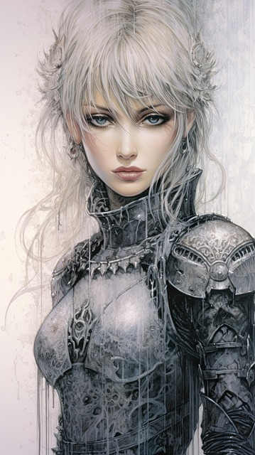 Free ai generated woman warrior illustration