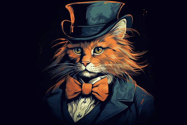 Ai Generert, Cat, Herre, Dyr, Humanoid