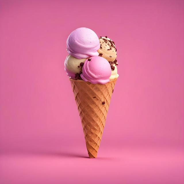 Download free HD stock image of Ai Generated Ice Cream Free ai generated ice cream dessert illustration