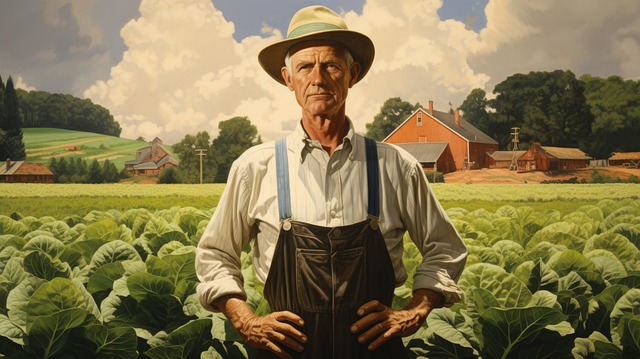 Download free HD stock image of Man Elferly Free man elferly farmer illustration