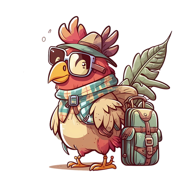Free chicken bird nature illustration