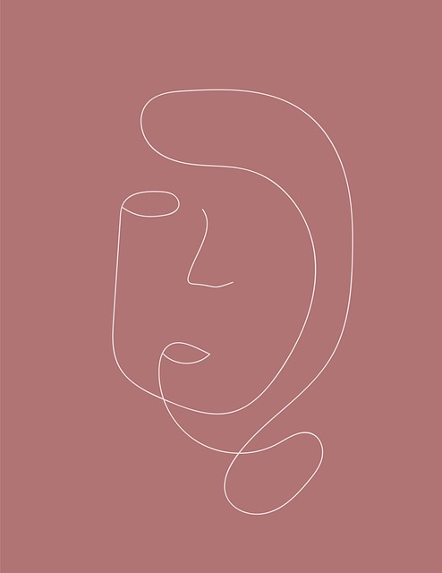 Gezicht, Vrouw, Tekening