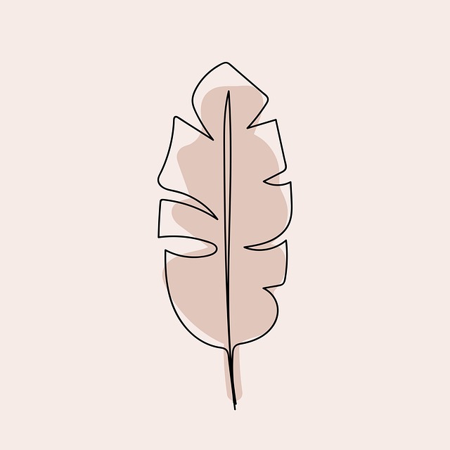 Free line easy boho illustration