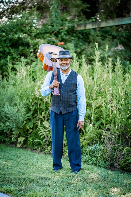 Free Grandpa Guitar photo and picture