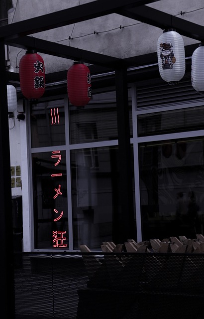 เอเซียติก, จีน, ไฟฉาย, ร้านอาหาร