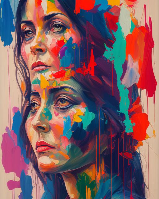 Free Drawing Board Woman Drawing Board illustration and picture