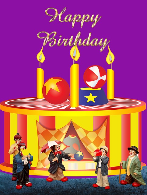 Tarjeta, Payasos, Circo