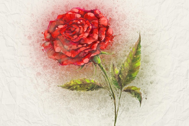Free rose floral background rose wallpaper illustration