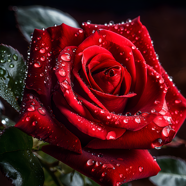 Free ai generated rose red rose illustration