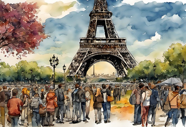 Ai Generiert, Paris, Eiffelturm