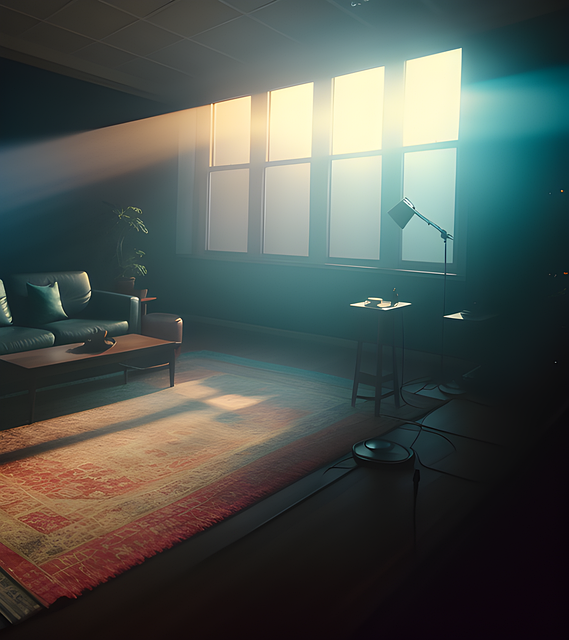 Free ai generated living room beautiful illustration