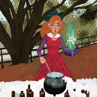 Free Woman Witch illustration and picture