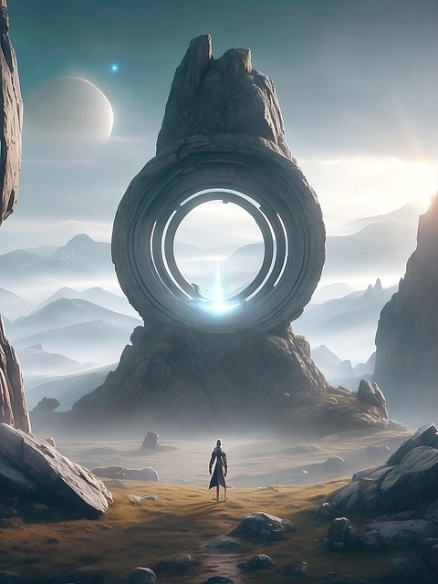 Free ai generated portal gateway illustration
