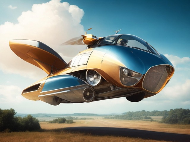 Free ai generated aircraft aero cars illustration