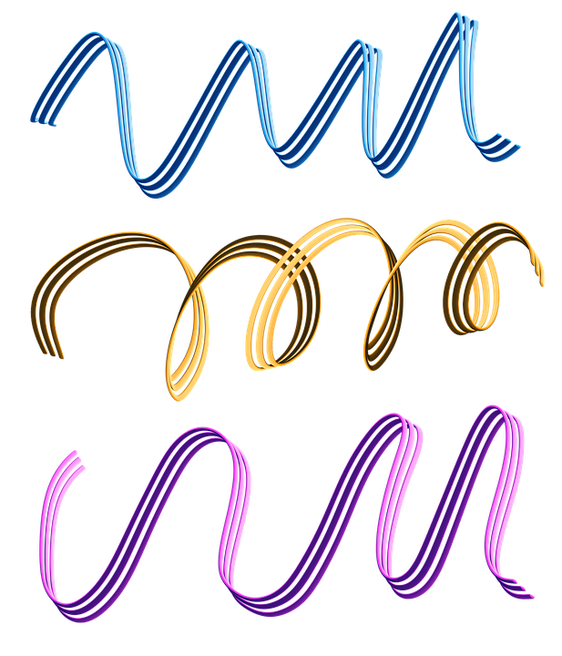Download Ribbons, Colorful, Wavy. Royalty-Free Stock Illustration Image ...
