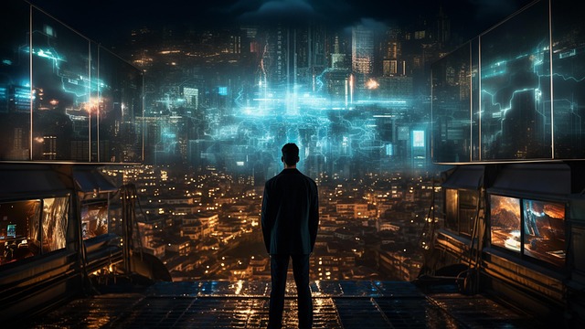 Ai Generiert, Mann, Cyber, Hacken
