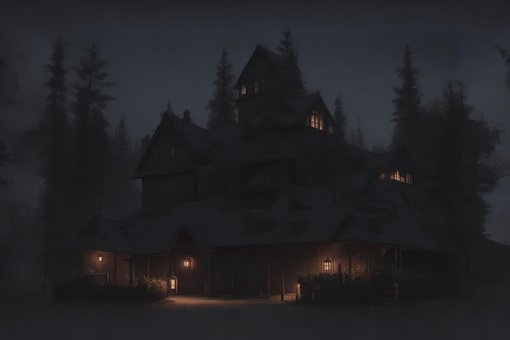 Skummelt, Natt, Skrekk, Hus