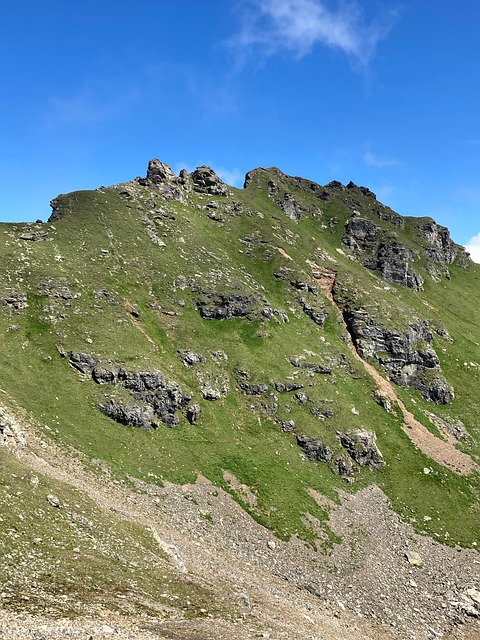 Landskab, Natur, Bjerge, Blå, Himmel