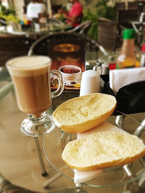 Brød, Bageri, Morgenmad, Koffein, Snack