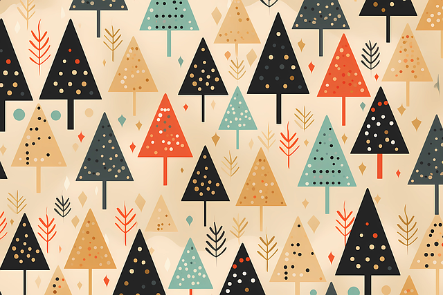 Download free HD stock image of Ai Generated Trees Free ai generated trees pattern illustration