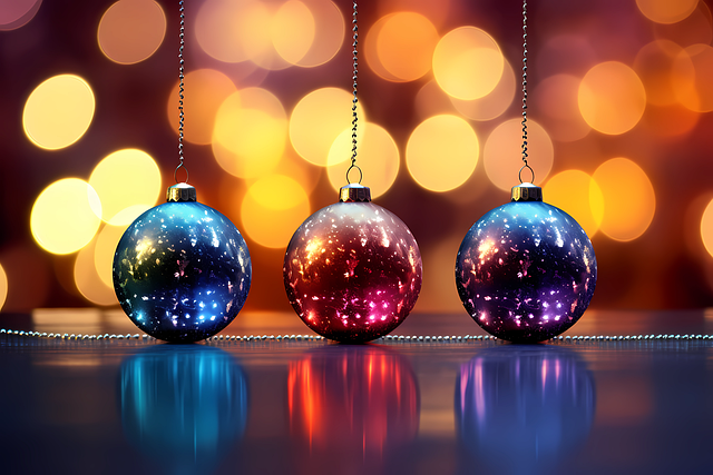 Ai Generiert, Weihnachtskugel, Ornamente